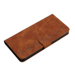 Custodia in pelle goffrata per iPhone 15 e 16