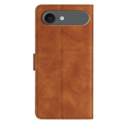 Custodia in pelle goffrata per iPhone 16