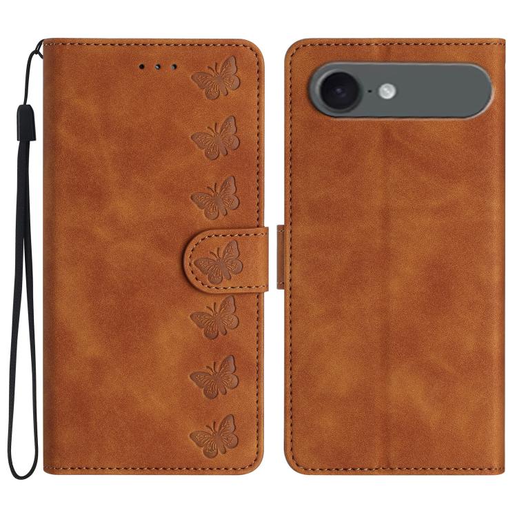 Custodia in pelle goffrata per iPhone 16