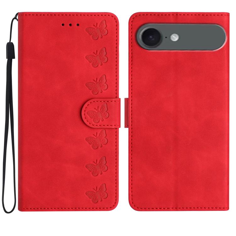 Custodia in pelle goffrata per iPhone 16