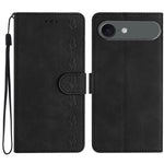 Custodia in pelle goffrata per iPhone 16