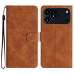 Custodia in pelle goffrata per iPhone 17 compatibile