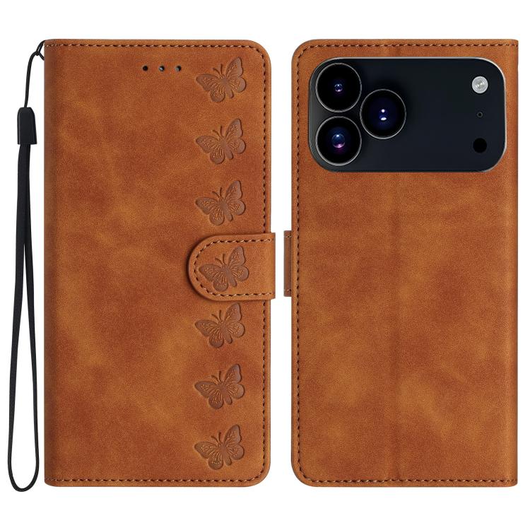 Custodia in pelle goffrata per iPhone 17 compatibile