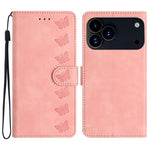 Custodia in pelle goffrata per iPhone 17 compatibile
