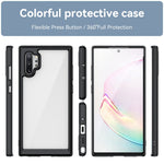 Custodia per telefono in acrilico + TPU serie colorata, For Samsung Galaxy Note10+ 5G, For Samsung Galaxy Note10, For Samsung Galaxy Note10+