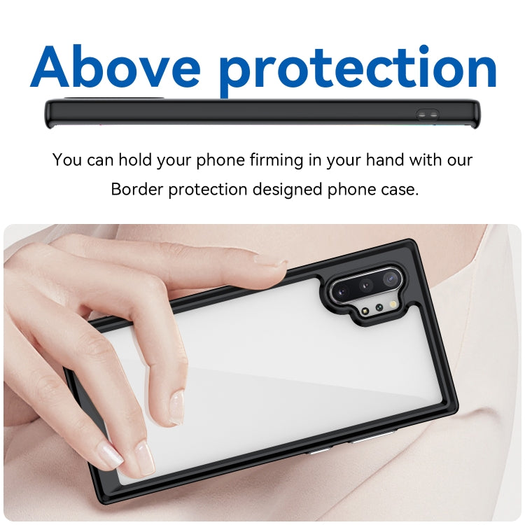 Custodia per telefono in acrilico + TPU serie colorata, For Samsung Galaxy Note10+ 5G, For Samsung Galaxy Note10, For Samsung Galaxy Note10+