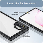 Custodia per telefono in acrilico + TPU serie colorata, For Samsung Galaxy Note10+ 5G, For Samsung Galaxy Note10, For Samsung Galaxy Note10+