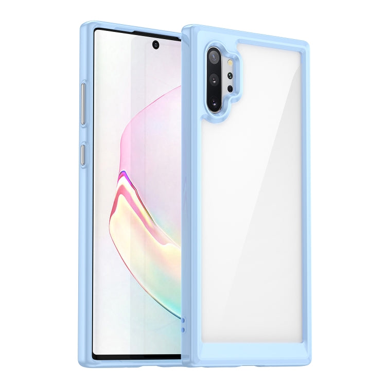 Custodia per telefono in acrilico + TPU serie colorata, For Samsung Galaxy Note10+ 5G, For Samsung Galaxy Note10, For Samsung Galaxy Note10+