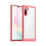 Custodia per telefono in acrilico + TPU serie colorata, For Samsung Galaxy Note10+ 5G, For Samsung Galaxy Note10, For Samsung Galaxy Note10+