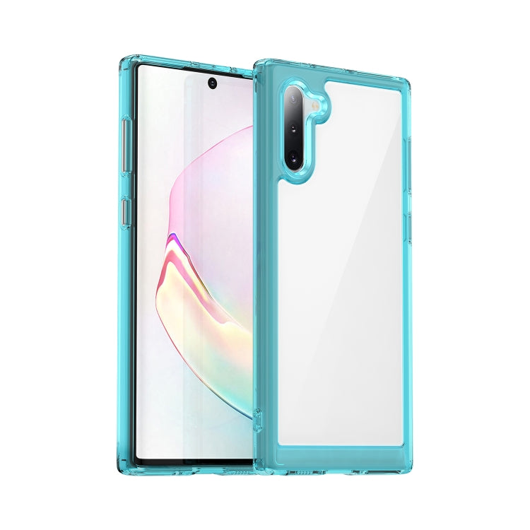 Custodia per telefono in acrilico + TPU serie colorata, For Samsung Galaxy Note10+ 5G, For Samsung Galaxy Note10, For Samsung Galaxy Note10+