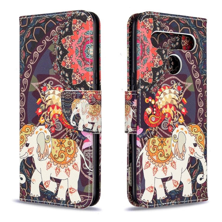 Custodia portafoglio in pelle flip per LG K61 con slot carte