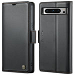 Custodia per telefono in pelle antifurto RFID CaseMe 023 con fibbia a farfalla, For Google Pixel 10 Pro XL / 9 Pro XL, For Google Pixel 10 / 10 Pro / 9, For Google Pixel 8a, For Google Pixel 8 Pro