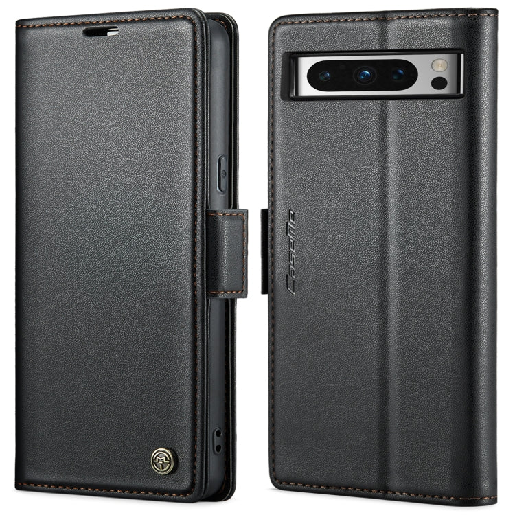 Custodia per telefono in pelle antifurto RFID CaseMe 023 con fibbia a farfalla, For Google Pixel 10 Pro XL / 9 Pro XL, For Google Pixel 10 / 10 Pro / 9, For Google Pixel 8a, For Google Pixel 8 Pro