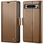 Custodia per telefono in pelle antifurto RFID CaseMe 023 con fibbia a farfalla, For Google Pixel 10 Pro XL / 9 Pro XL, For Google Pixel 10 / 10 Pro / 9, For Google Pixel 8a, For Google Pixel 8 Pro