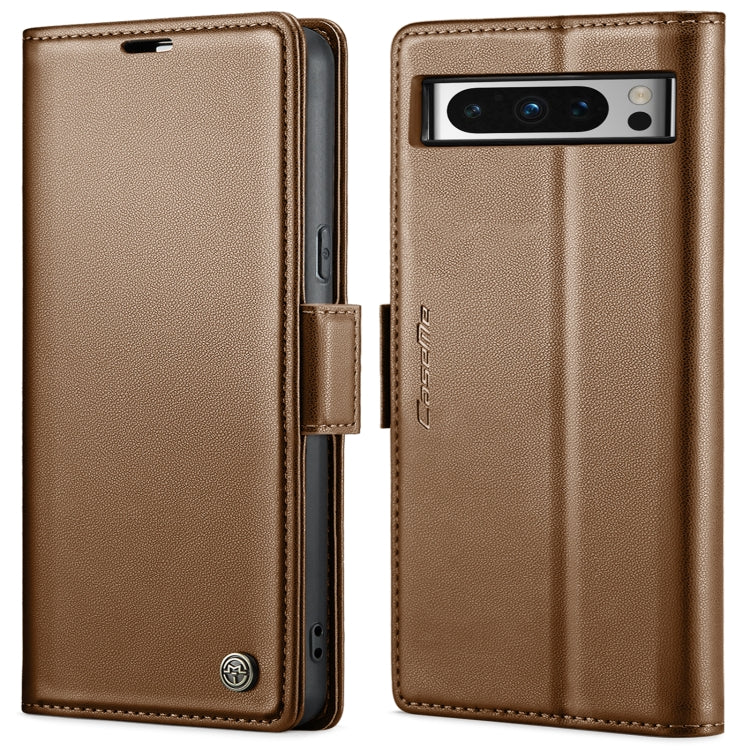Custodia per telefono in pelle antifurto RFID CaseMe 023 con fibbia a farfalla, For Google Pixel 10 Pro XL / 9 Pro XL, For Google Pixel 10 / 10 Pro / 9, For Google Pixel 8a, For Google Pixel 8 Pro