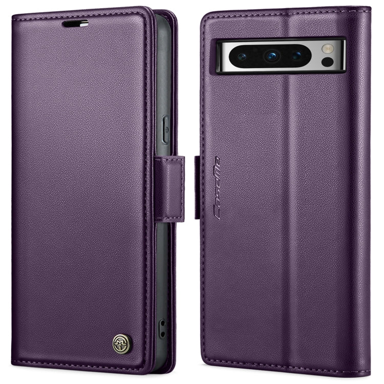 Custodia per telefono in pelle antifurto RFID CaseMe 023 con fibbia a farfalla, For Google Pixel 10 Pro XL / 9 Pro XL, For Google Pixel 10 / 10 Pro / 9, For Google Pixel 8a, For Google Pixel 8 Pro