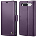 Custodia per telefono in pelle antifurto RFID CaseMe 023 con fibbia a farfalla, For Google Pixel 10 Pro XL / 9 Pro XL, For Google Pixel 10 / 10 Pro / 9, For Google Pixel 8a, For Google Pixel 8 Pro