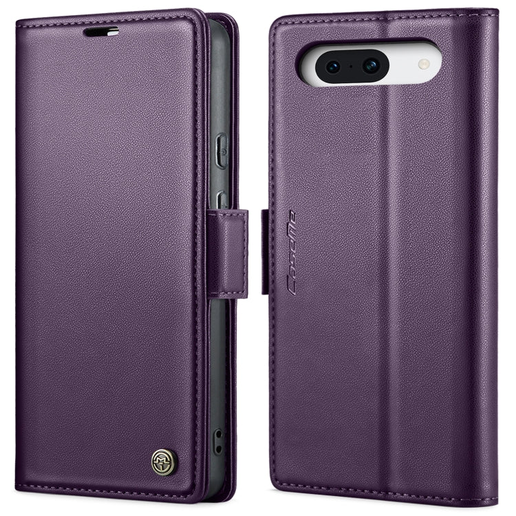 Custodia per telefono in pelle antifurto RFID CaseMe 023 con fibbia a farfalla, For Google Pixel 10 Pro XL / 9 Pro XL, For Google Pixel 10 / 10 Pro / 9, For Google Pixel 8a, For Google Pixel 8 Pro