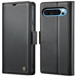 Custodia per telefono in pelle antifurto RFID CaseMe 023 con fibbia a farfalla, For Google Pixel 10 Pro XL / 9 Pro XL, For Google Pixel 10 / 10 Pro / 9, For Google Pixel 8a, For Google Pixel 8 Pro