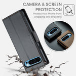 Custodia per telefono in pelle antifurto RFID CaseMe 023 con fibbia a farfalla, For Google Pixel 10 Pro XL / 9 Pro XL, For Google Pixel 10 / 10 Pro / 9, For Google Pixel 8a, For Google Pixel 8 Pro