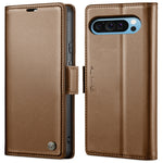 Custodia per telefono in pelle antifurto RFID CaseMe 023 con fibbia a farfalla, For Google Pixel 10 Pro XL / 9 Pro XL, For Google Pixel 10 / 10 Pro / 9, For Google Pixel 8a, For Google Pixel 8 Pro