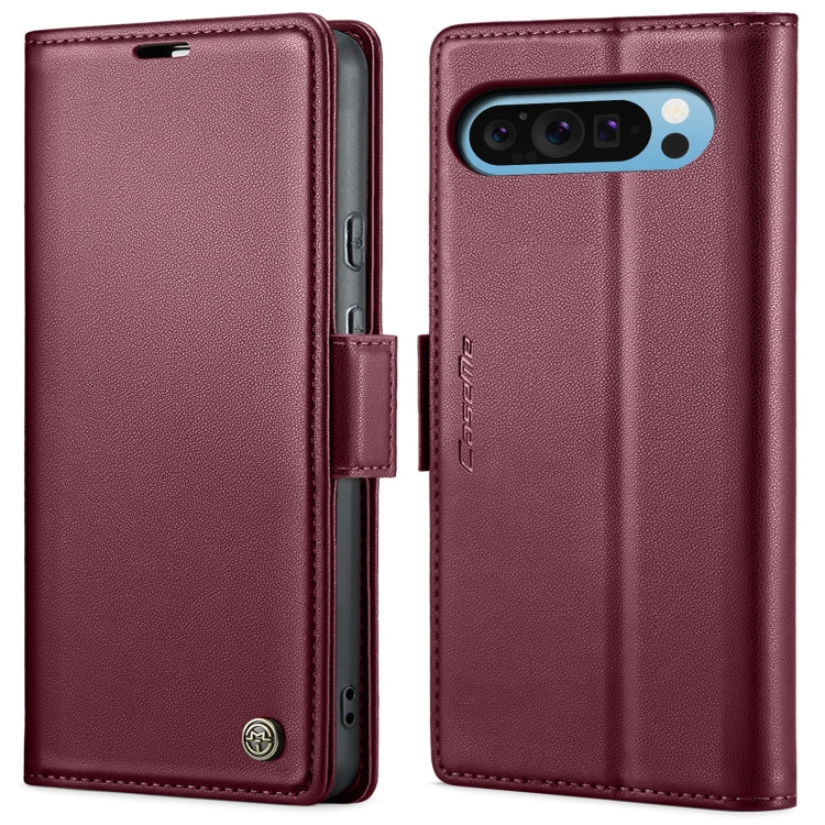 Custodia per telefono in pelle antifurto RFID CaseMe 023 con fibbia a farfalla, For Google Pixel 10 Pro XL / 9 Pro XL, For Google Pixel 10 / 10 Pro / 9, For Google Pixel 8a, For Google Pixel 8 Pro