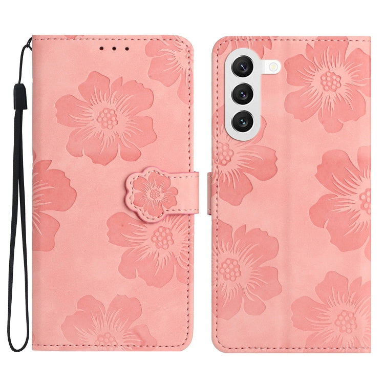 Custodia portafoglio in pelle con motivo floreale per Samsung Gal