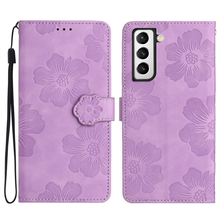 Custodia portafoglio in pelle con motivo floreale per Samsung Gal