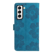 Custodia portafoglio in pelle con motivo floreale per Samsung Gal
