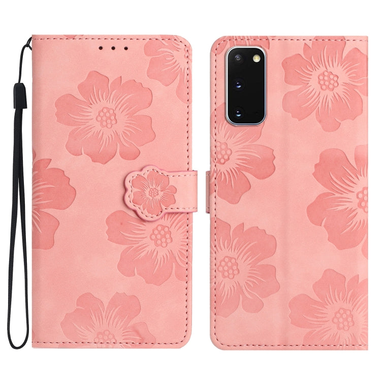 Custodia portafoglio in pelle con motivo floreale per Samsung Gal