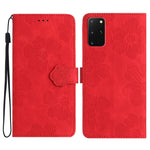 Custodia portafoglio in pelle con motivo floreale per Samsung Gal