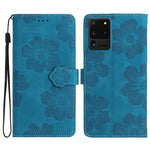 Custodia portafoglio in pelle con motivo floreale per Samsung Gal