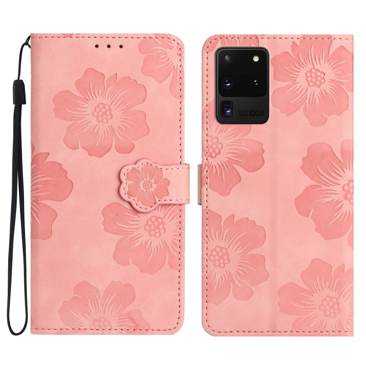 Custodia portafoglio in pelle con motivo floreale per Samsung Gal