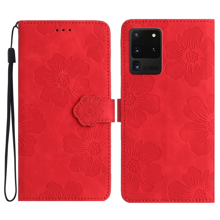 Custodia portafoglio in pelle con motivo floreale per Samsung Gal