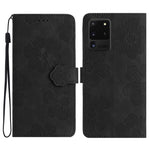 Custodia portafoglio in pelle con motivo floreale per Samsung Gal