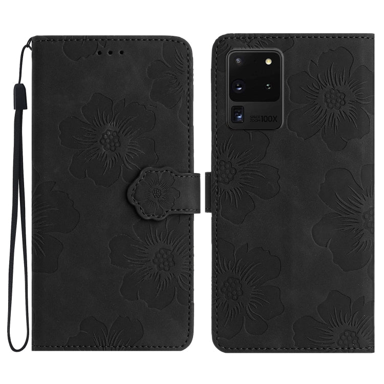Custodia portafoglio in pelle con motivo floreale per Samsung Gal