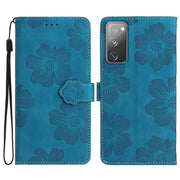 Custodia portafoglio in pelle con motivo floreale per Samsung Gal