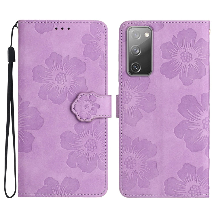 Custodia portafoglio in pelle con motivo floreale per Samsung Gal