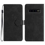 Custodia portafoglio in pelle con motivo floreale per Samsung Gal