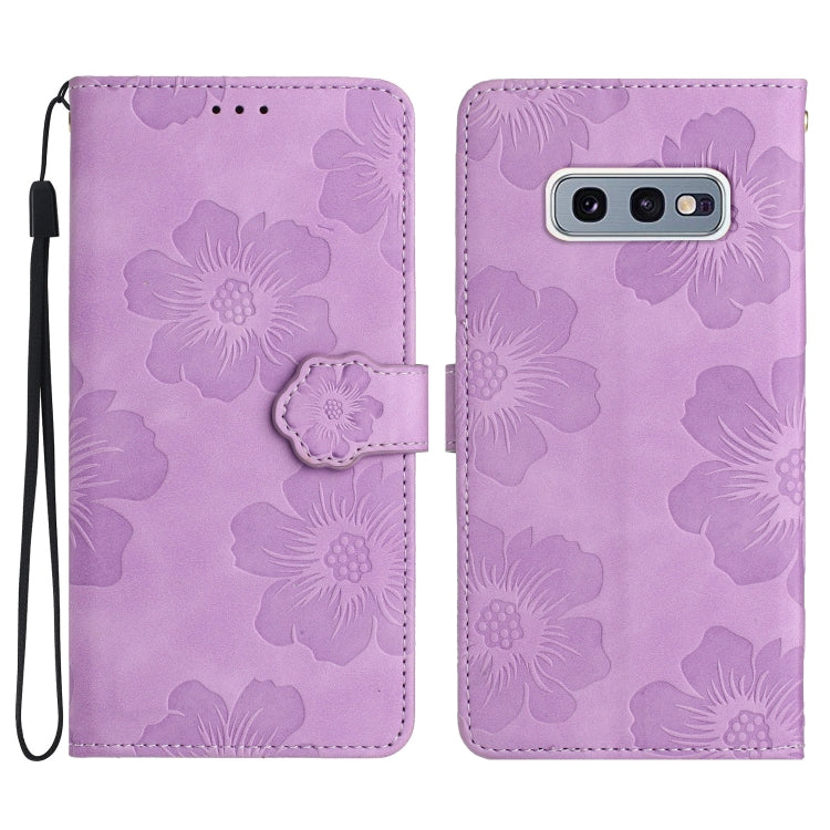 Custodia portafoglio in pelle con motivo floreale per Samsung Gal