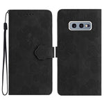 Custodia portafoglio in pelle con motivo floreale per Samsung Gal