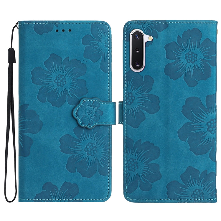 Custodia portafoglio in pelle con motivo floreale Galaxy Note