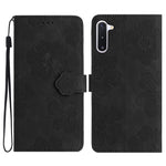 Custodia portafoglio in pelle con motivo floreale Galaxy Note