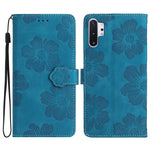 Custodia portafoglio in pelle con motivo floreale Galaxy Note