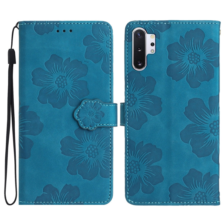 Custodia portafoglio in pelle con motivo floreale Galaxy Note