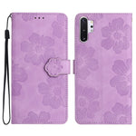 Custodia portafoglio in pelle con motivo floreale Galaxy Note
