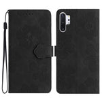 Custodia portafoglio in pelle con motivo floreale Galaxy Note