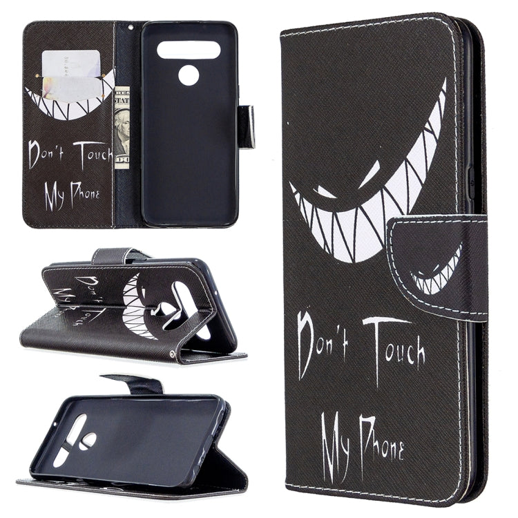 Custodia portafoglio in pelle flip per LG K61 con slot carte