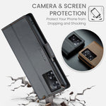 Custodia per telefono in pelle antifurto RFID CaseMe 023 con fibbia a farfalla, For OPPO A57 4G Global/A57s 4G Global, For OPPO Reno8 T 4G, For OPPO Reno10 5G Global／Reno10 Pro Global, For OPPO A77 4G Global / A57e 4G