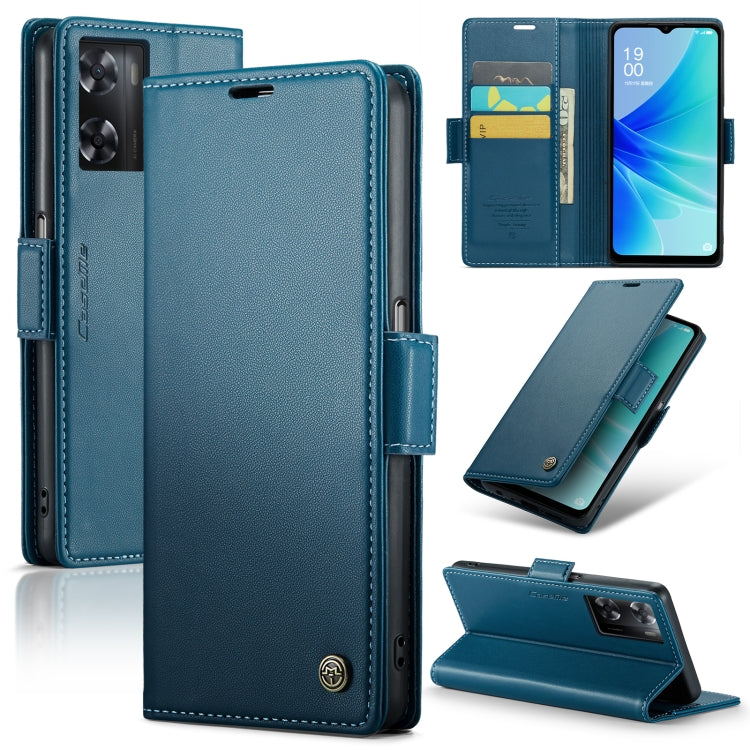 Custodia per telefono in pelle antifurto RFID CaseMe 023 con fibbia a farfalla, For OPPO A78 4G, For OPPO A77s, For OPPO Reno8 Pro 5G Global, For OPPO Reno7 Z Global/Reno7 Lite Global